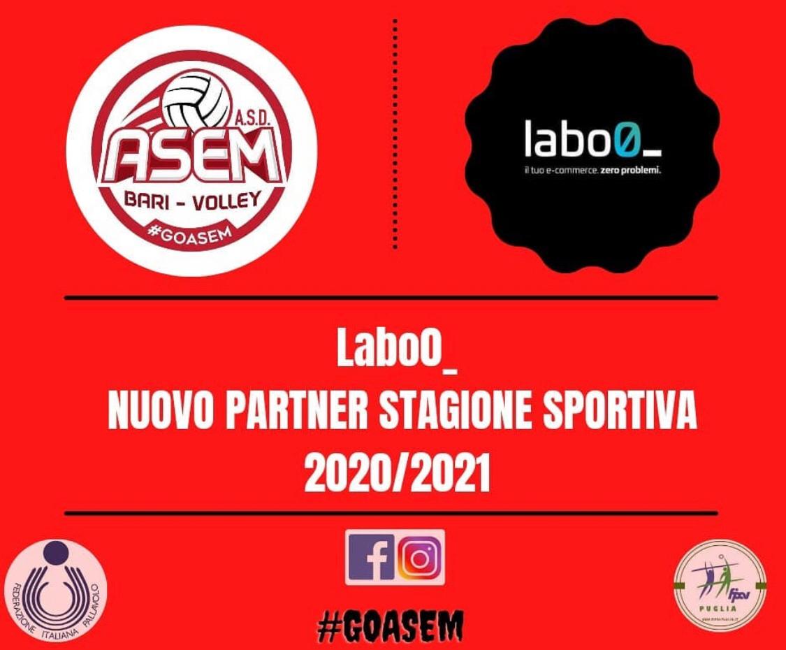 Labo0 diventa sponsor ufficiale della ASEM Bari Volley