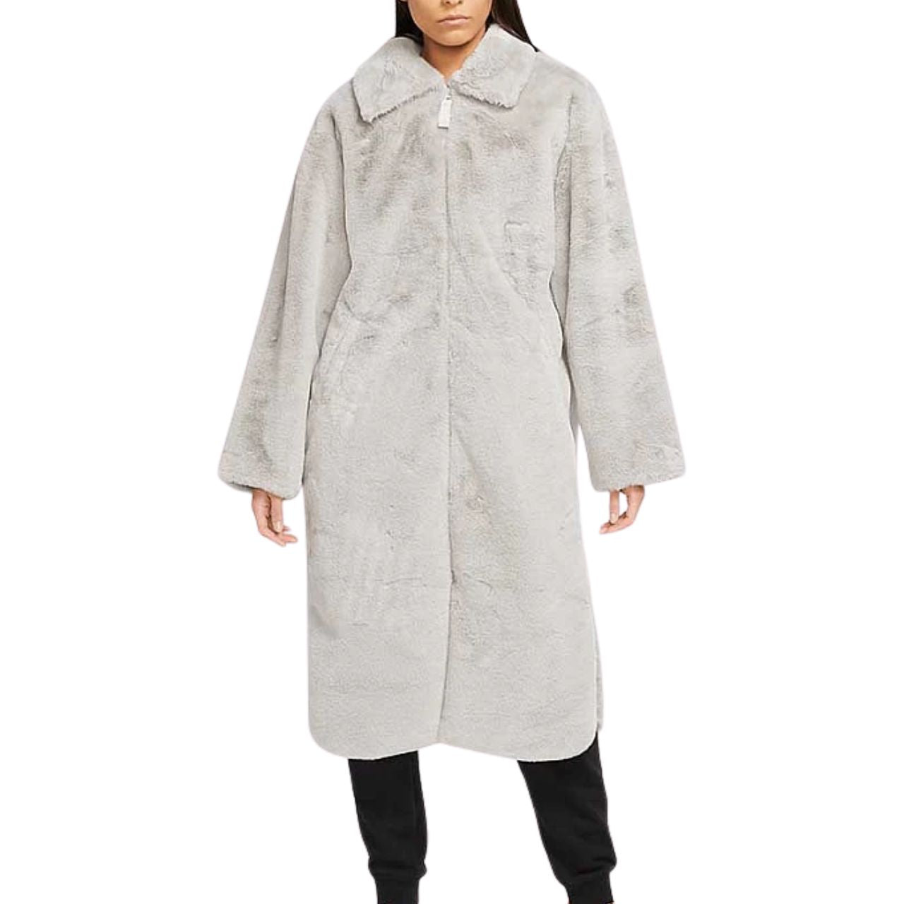 Nike Piumino Lungo Faux Fur DQ6838-012