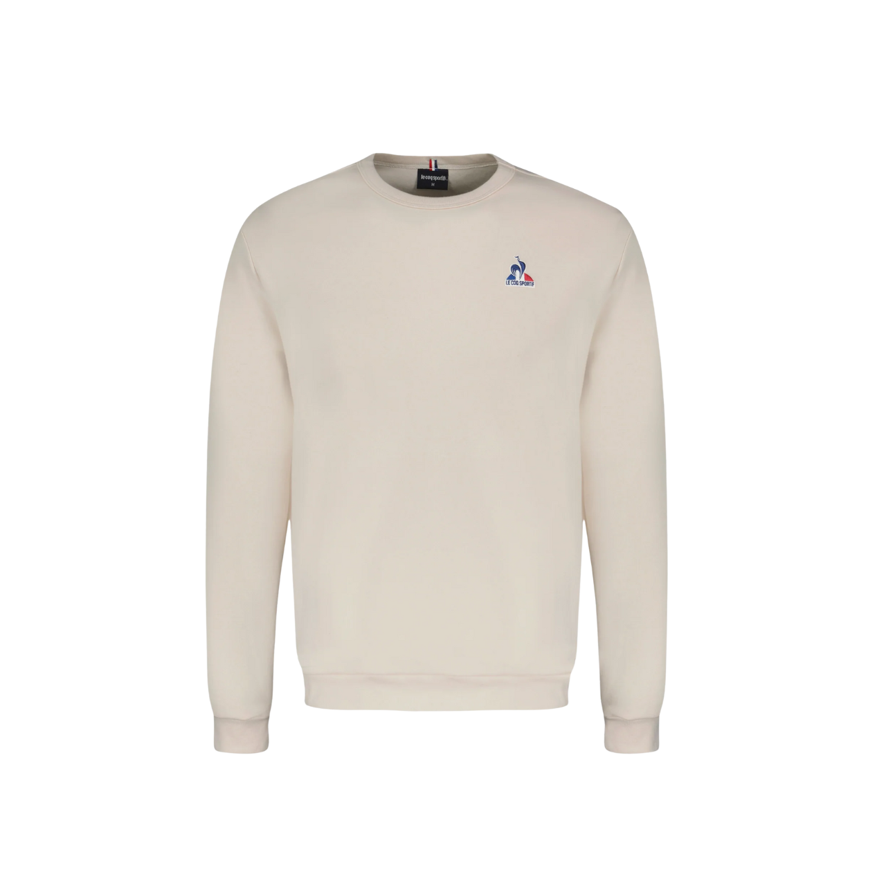 Le Coq Sportif ESS Crew Sweat N°1 M ecru crew neck sweatshirt