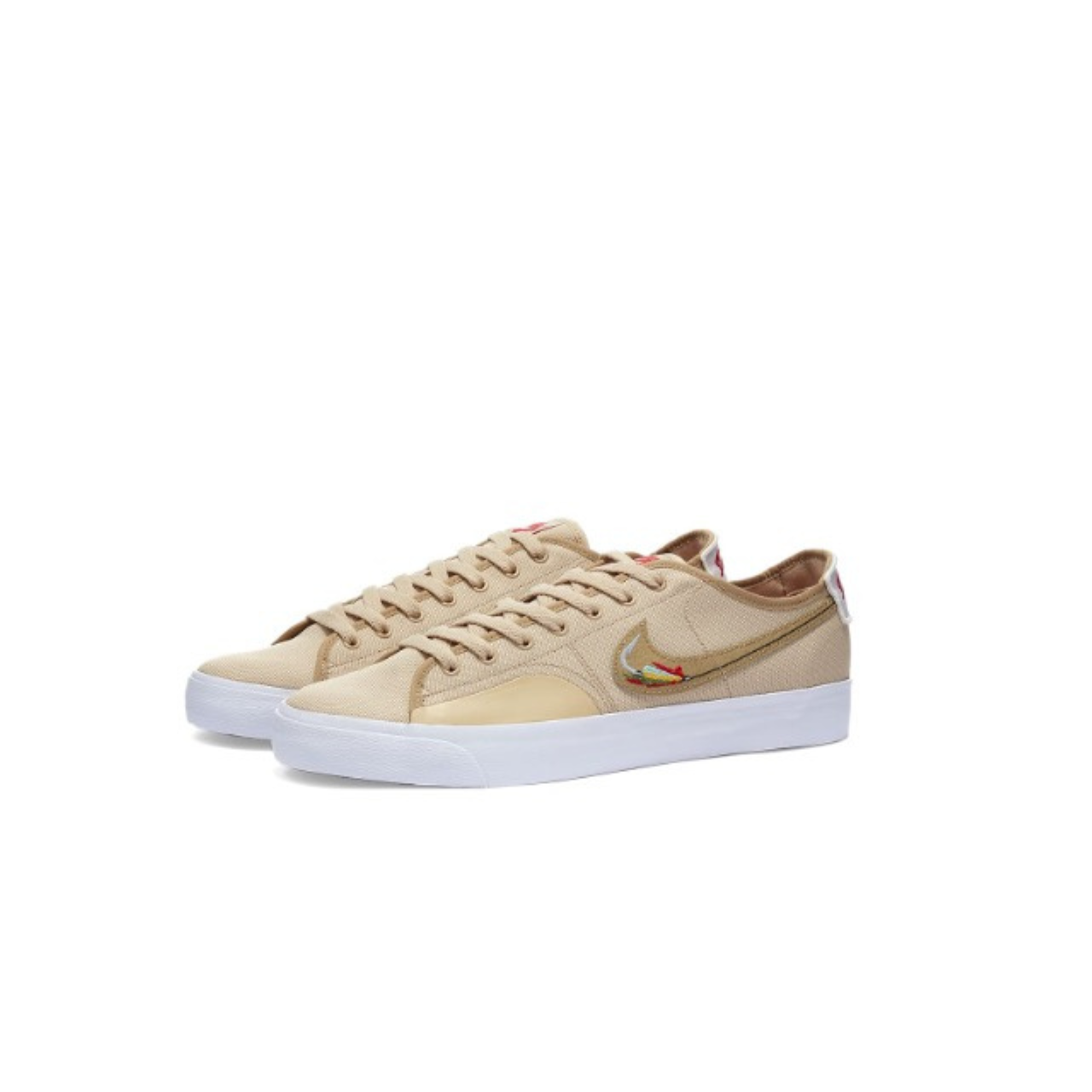 Nike SB Blazer Court DVDL - Grain, Beige, Bone, Sail & Red (CZ5605-201)