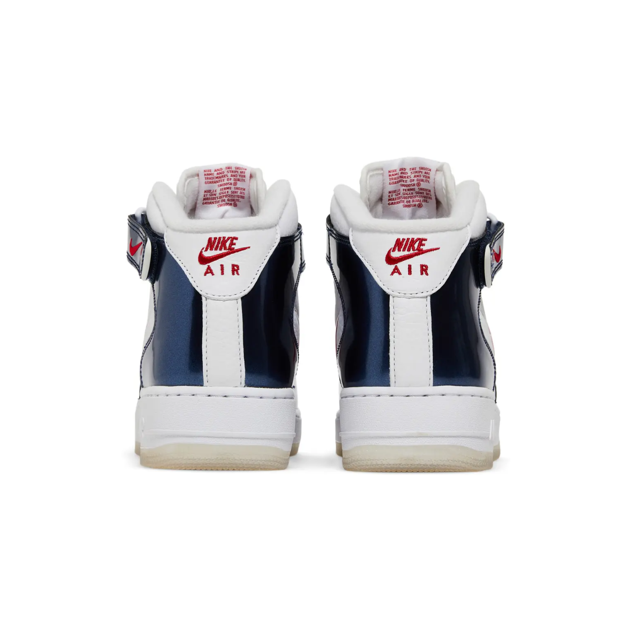 Nike Air Force 1 Mid QS - White, Red & Navy (DH5623-101)