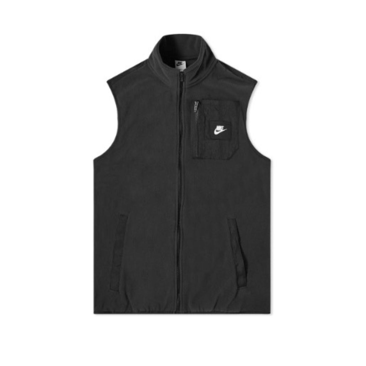 DQ5105-045 Giacca/Gilet in Pile Nero