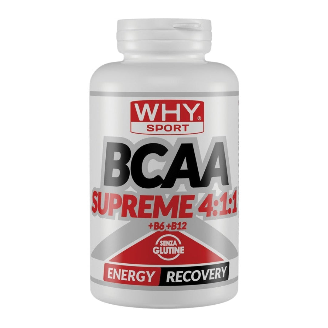 INTEGRATORE AMINOACIDI BCAA SUPREME 4:1:1 + B6 e B12 200CPR