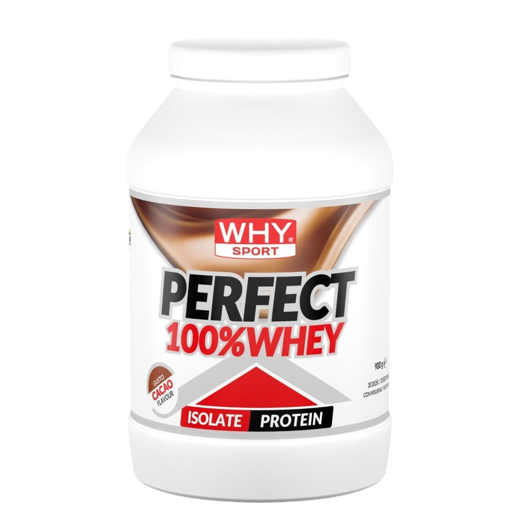PROTEINE WHEY ISOLATE PERFECT 100% WHEY cacao 900 g