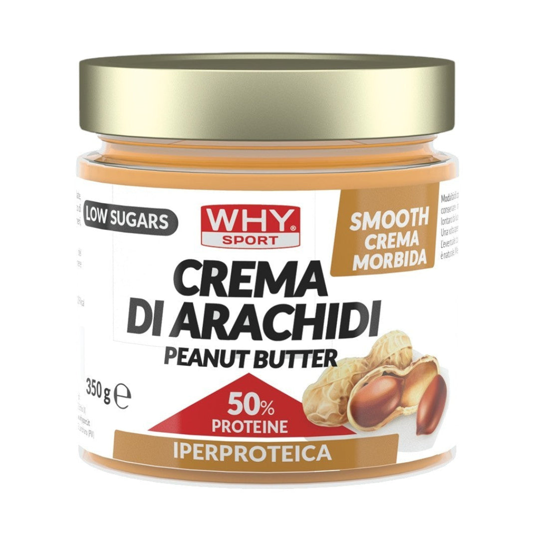 CREMA DI ARACHIDI PEANUT BUTTER IPERPROTEICO SMOOTH 350G