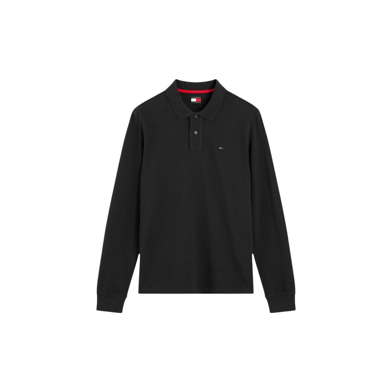 Tommy Hilfiger Jeans Polo in Cotone Uomo Nero
