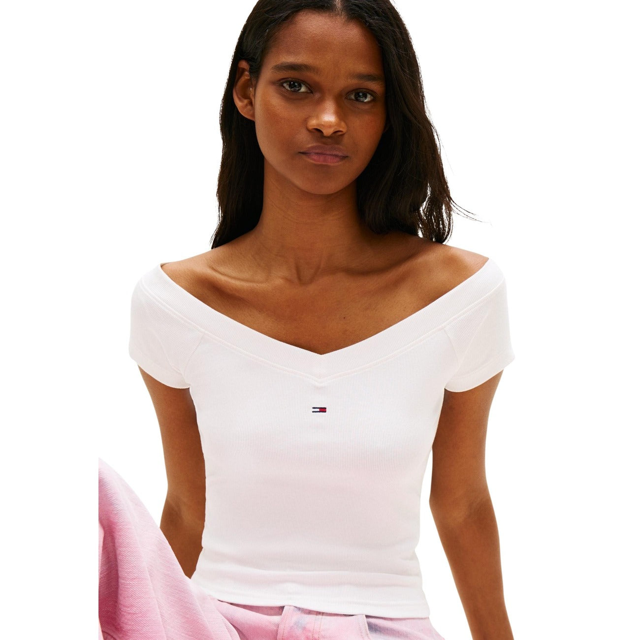 Tommy Hilfiger Jeans Top Tommy Hilfiger Beige Donna