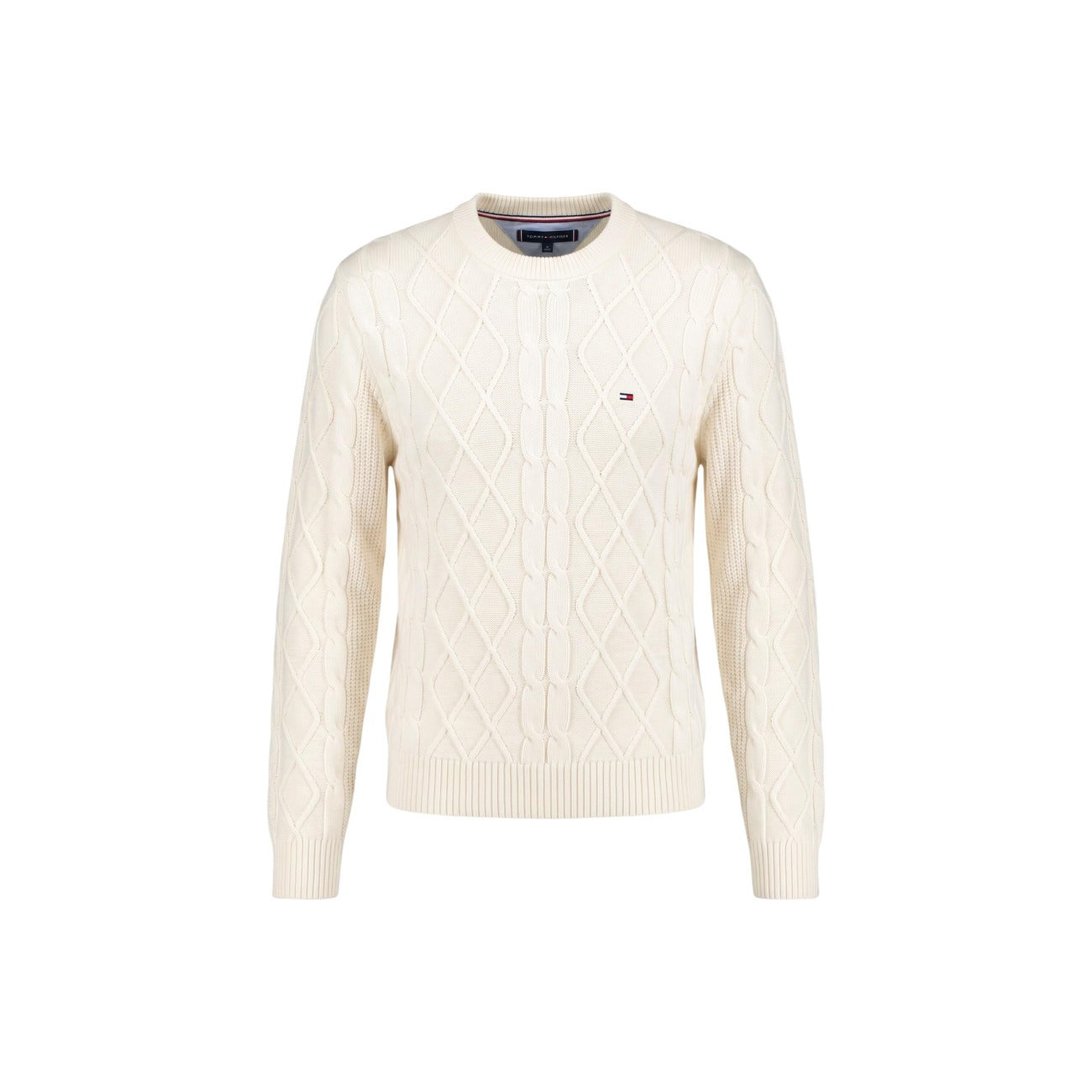 Tommy Hilfiger Jeans Maglia in Cotone Uomo Bianco