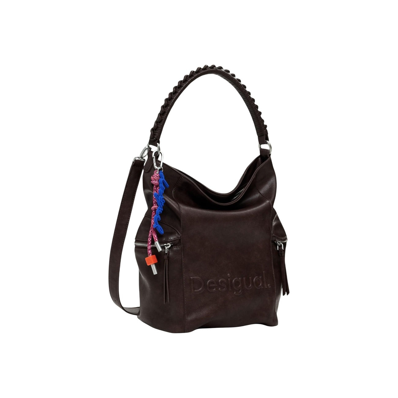 Borsa a mano donna marrone Desigual