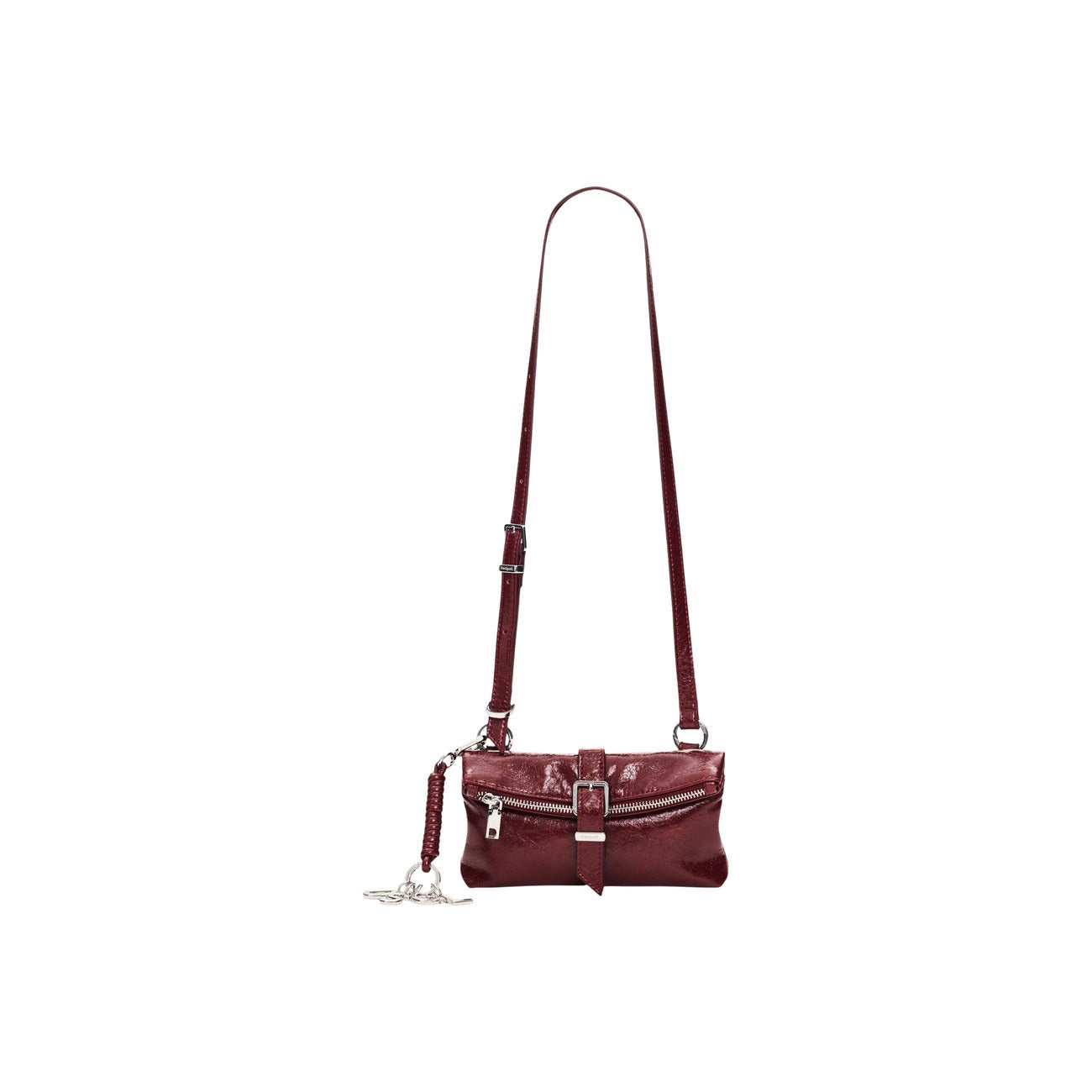 Desigual Portafoglio in Poliuretano Donna Rosso MONE_HALF LOGO CLUTCH MI