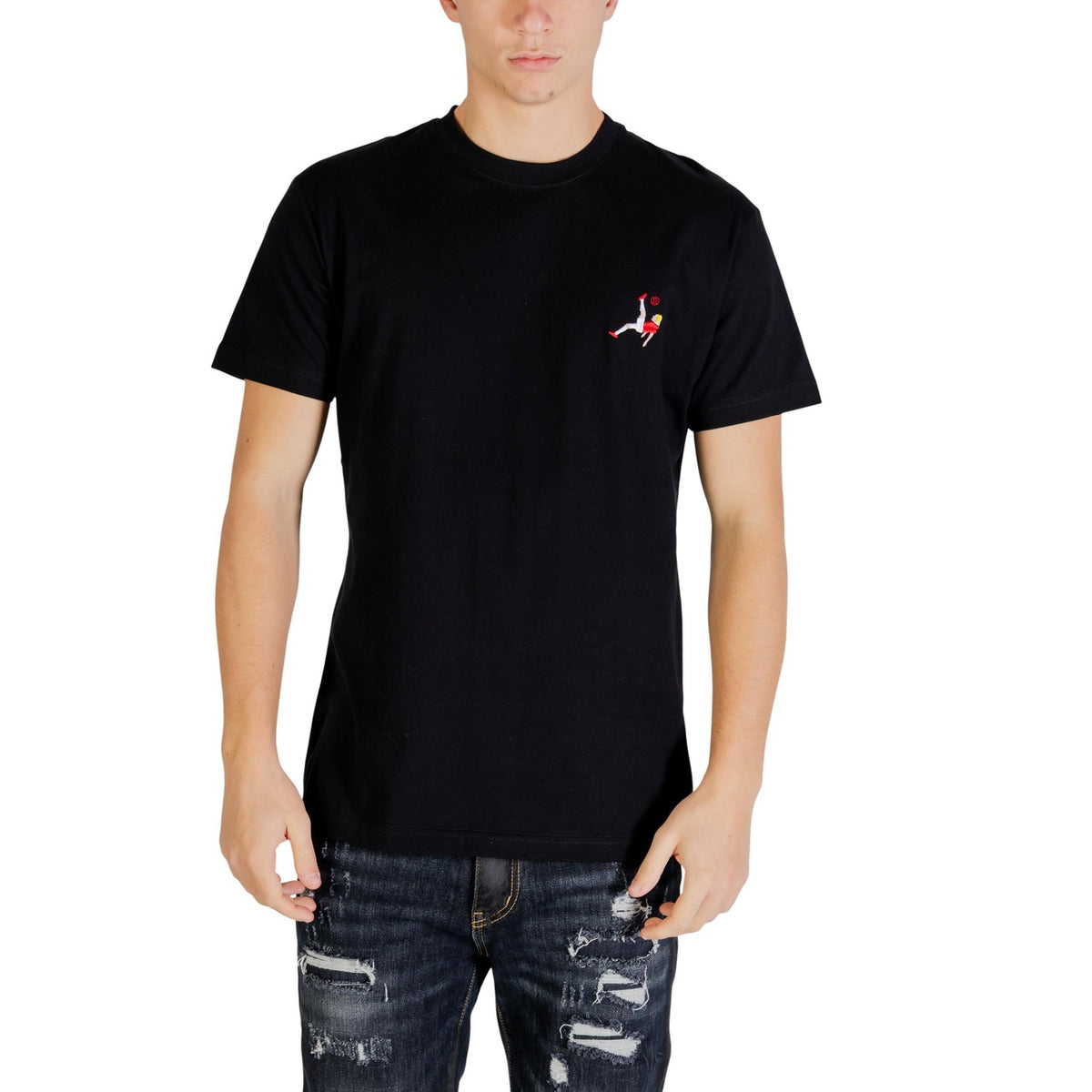 Hydra Clothing T-shirt in Cotone Uomo Bianco HYDRA X THE BOMBER CALCIATORE