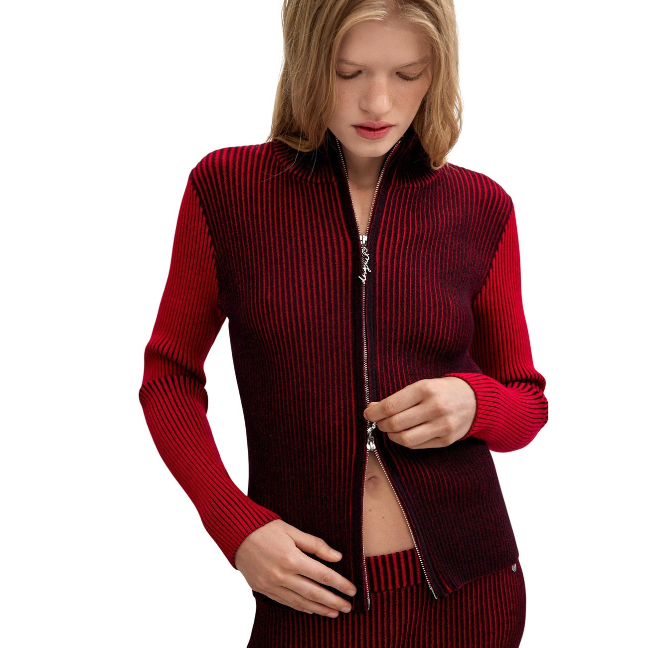 Desigual Maglia in Viscosa Donna Rosso JERS_BLOODY