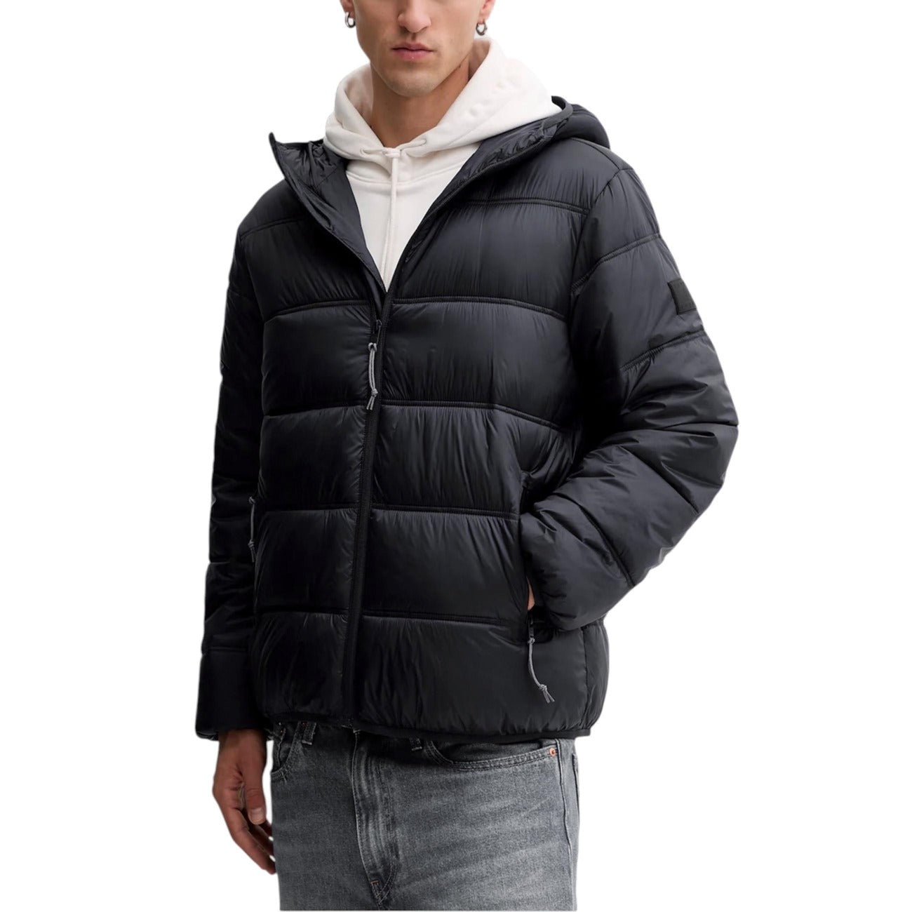 Tommy Hilfiger Jeans Cappuccio e Zip Marrone Uomo