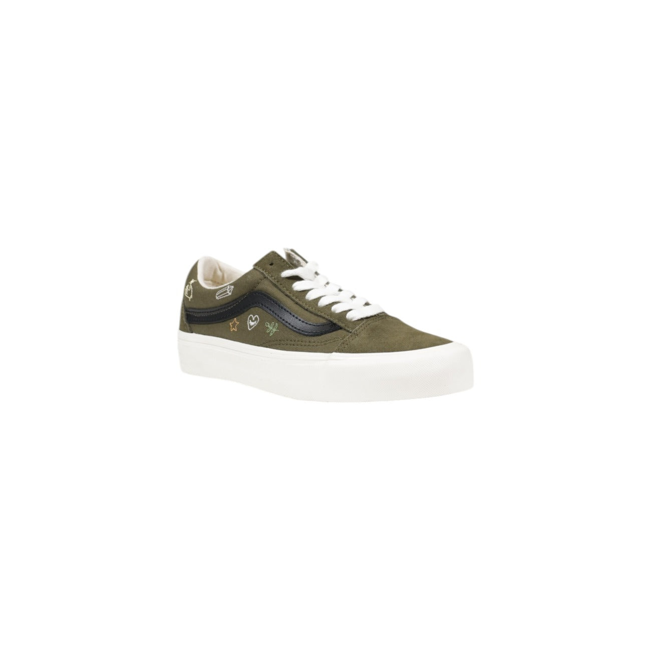 Sneakers in Pelle Verde da Donna - Vans