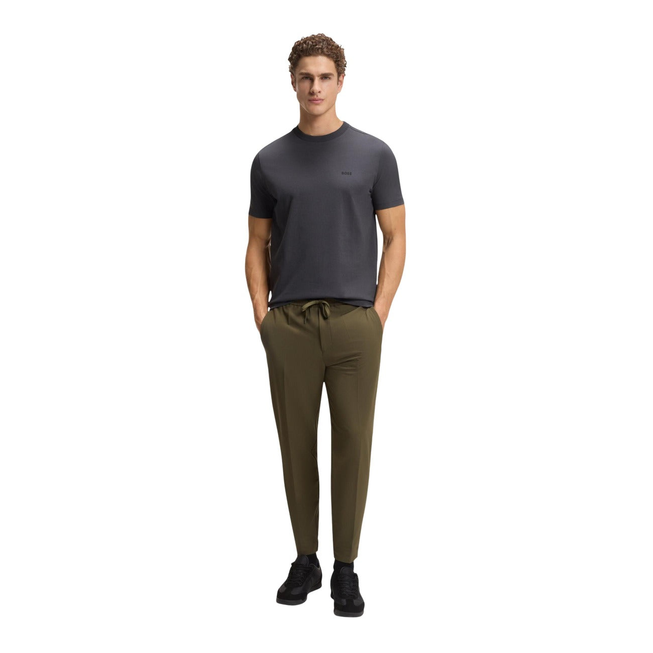 Boss T-shirt 50506373 Grigio Uomo