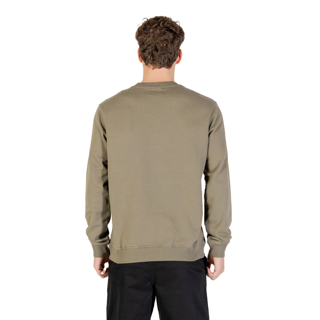 Felpa Napapijri Uomo Verde Cotone Invernale