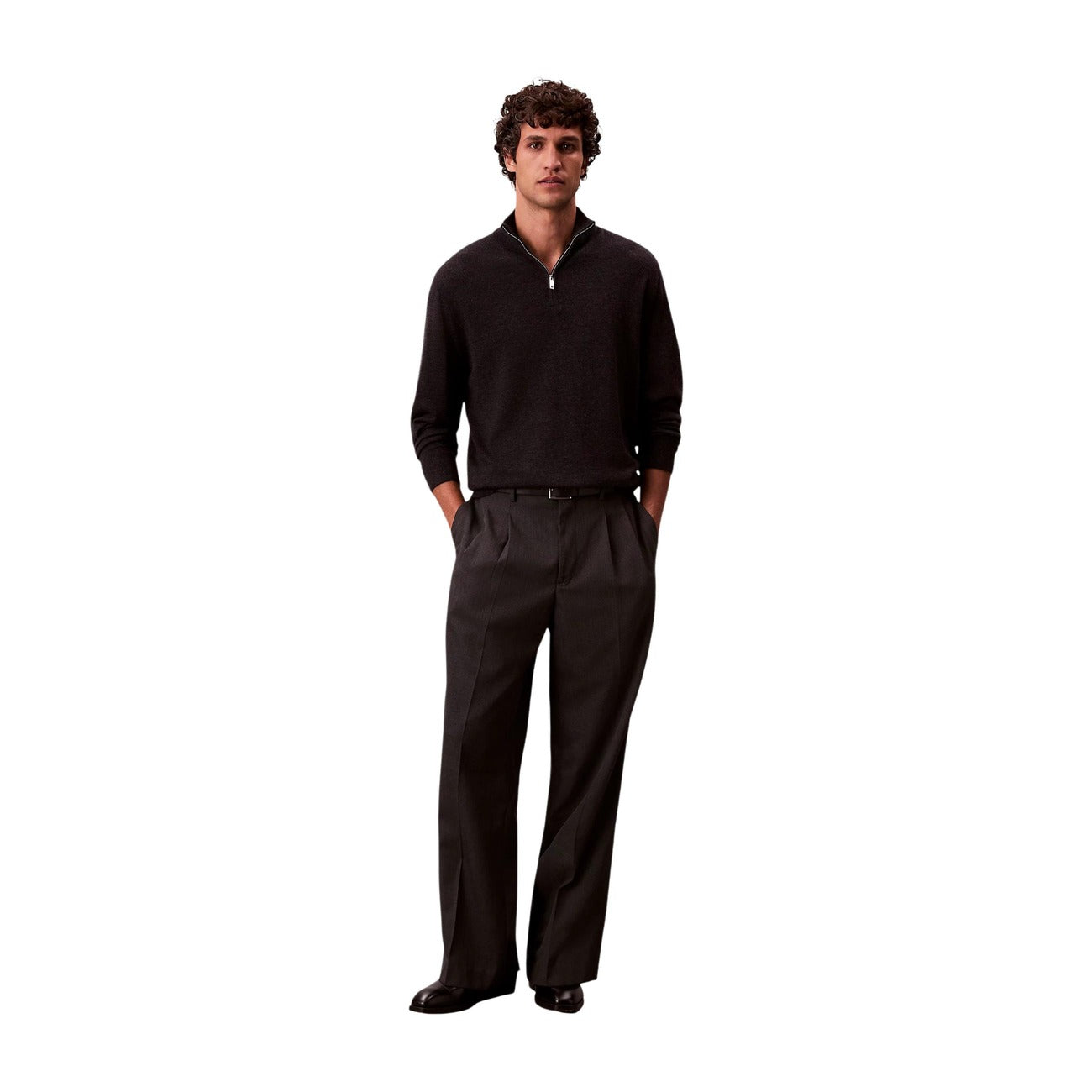 Calvin Klein Maglia in Lana Uomo Grigio