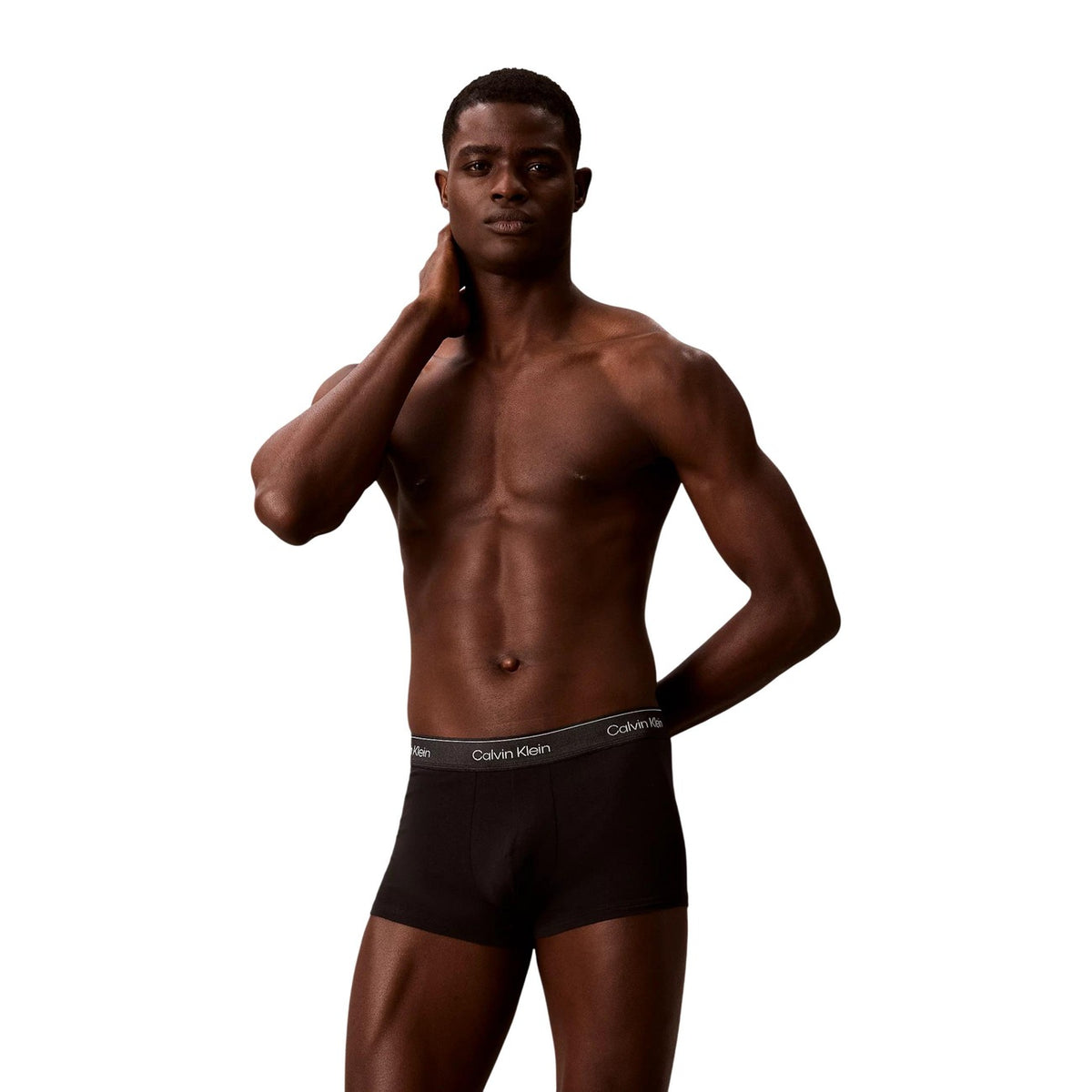 Calvin Klein Underwear Intimo in Cotone Uomo Nero TRUNK 3PK