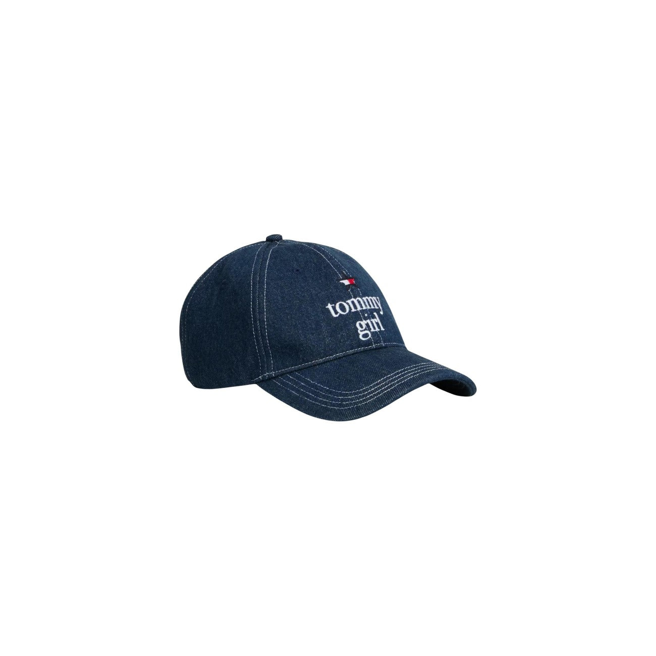 Cappello Donna Blu Cotone Organico Tommy Hilfiger Jeans