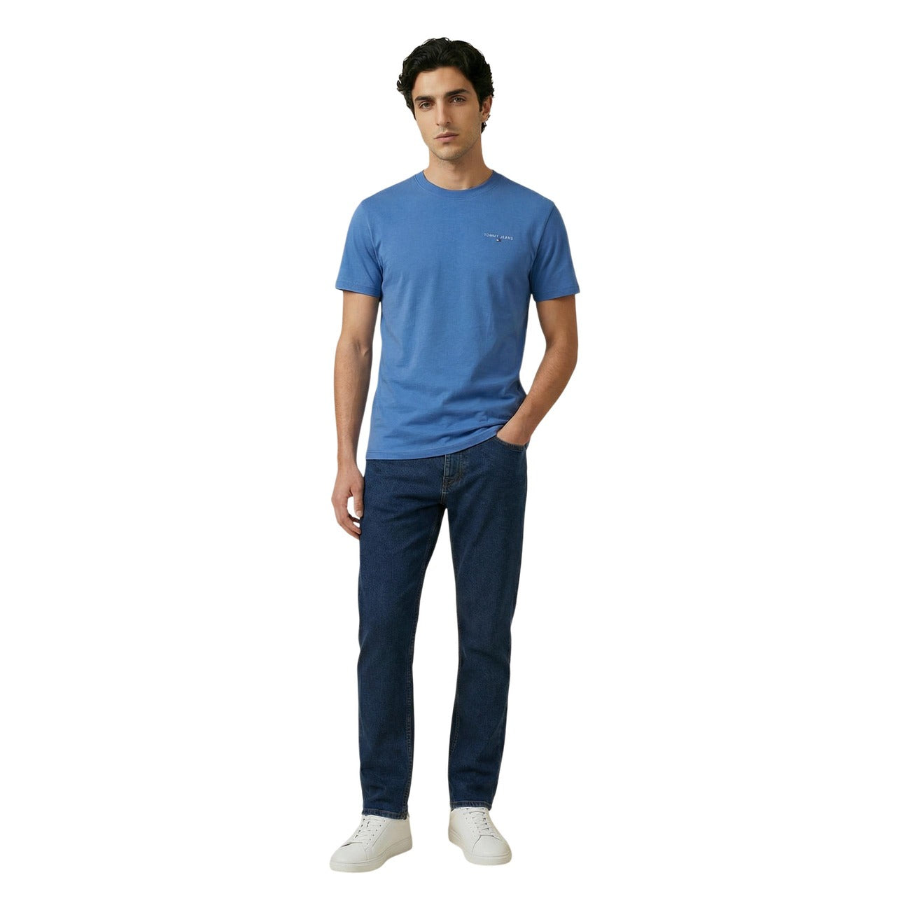 Tommy Hilfiger Jeans T-shirt Azzurro Uomo