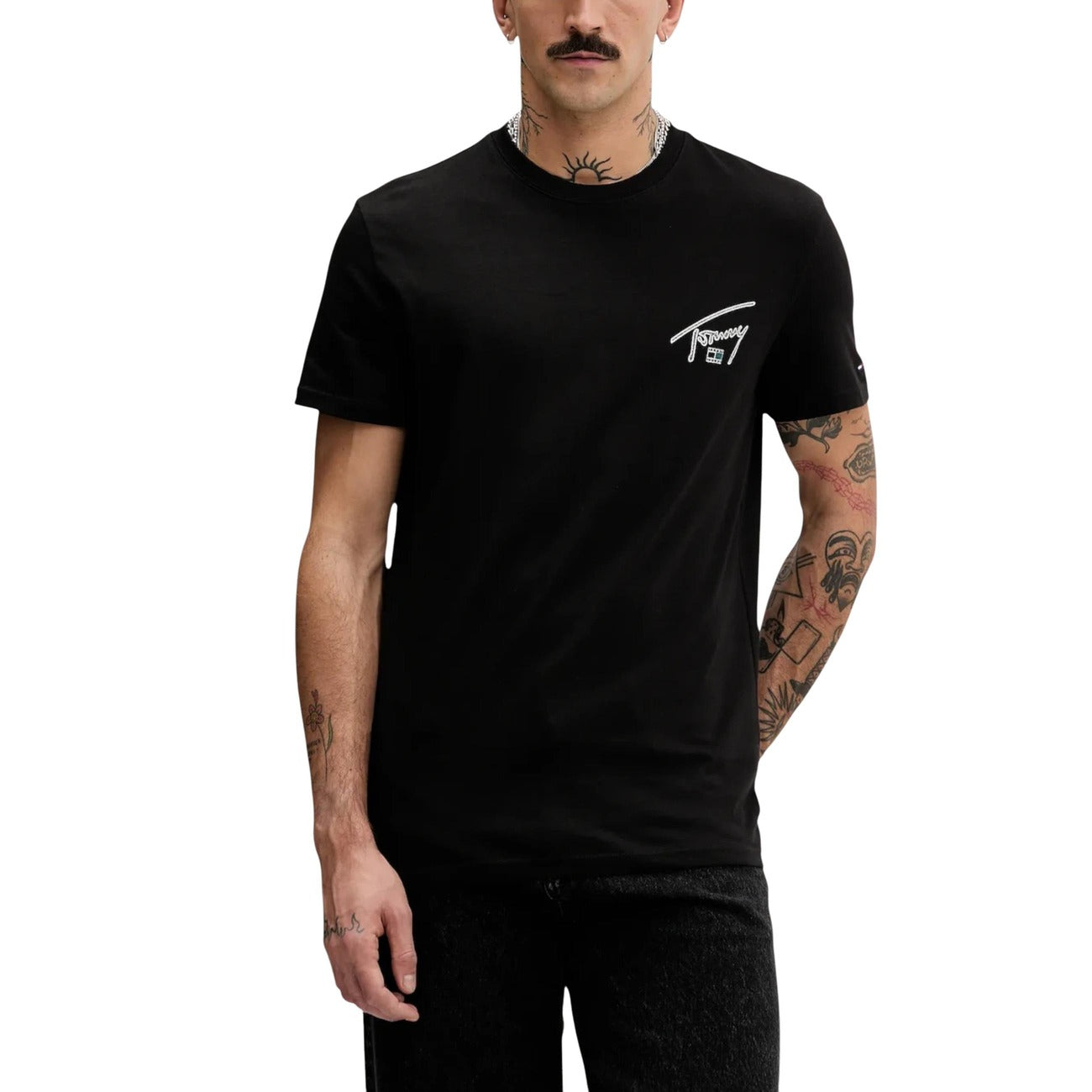 Tommy Hilfiger Jeans T-shirt Uomo Marrone
