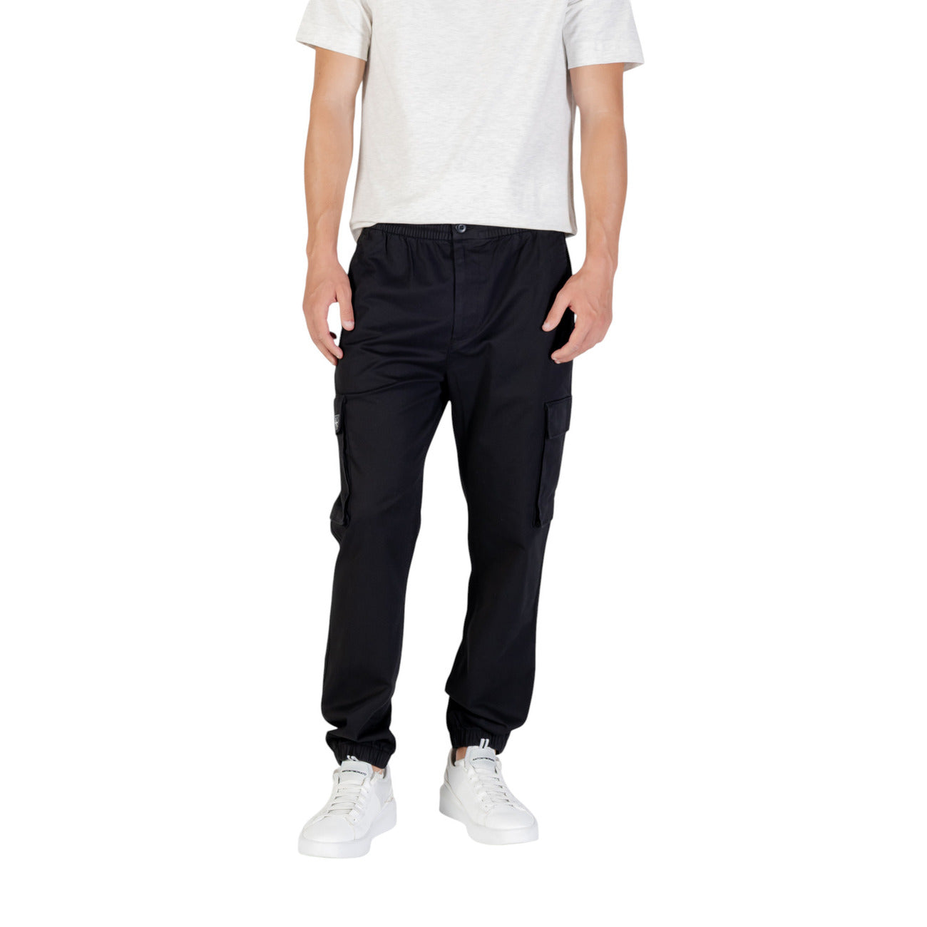 Calvin Klein Jeans Pantalone in Cotone Uomo Beige LV04RD608G