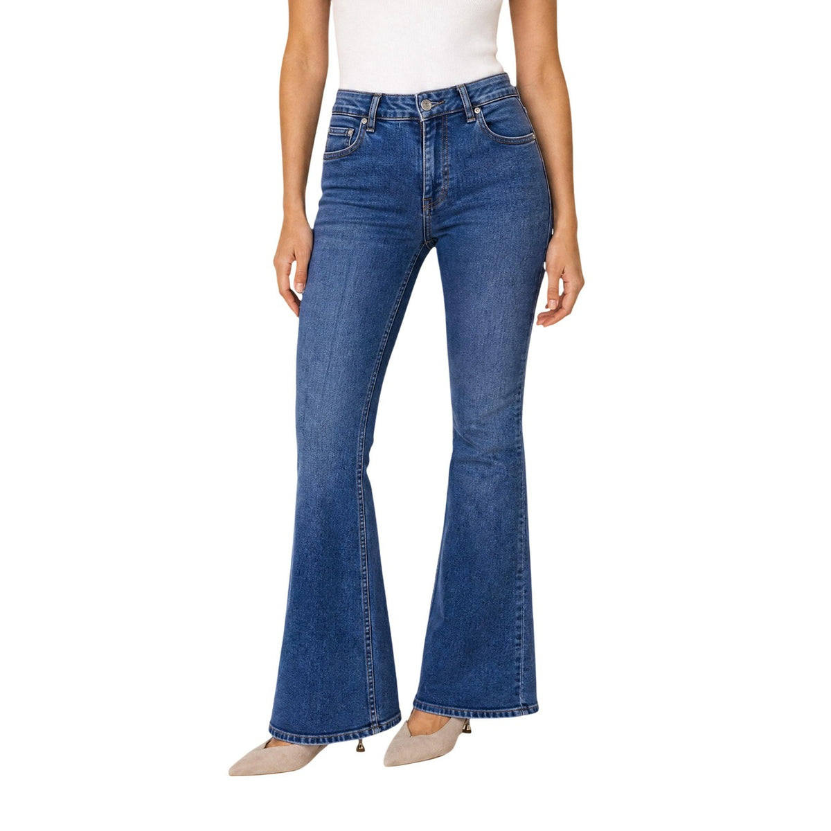 Liu Jo Pantalone in Cotone Donna Beige PANTS