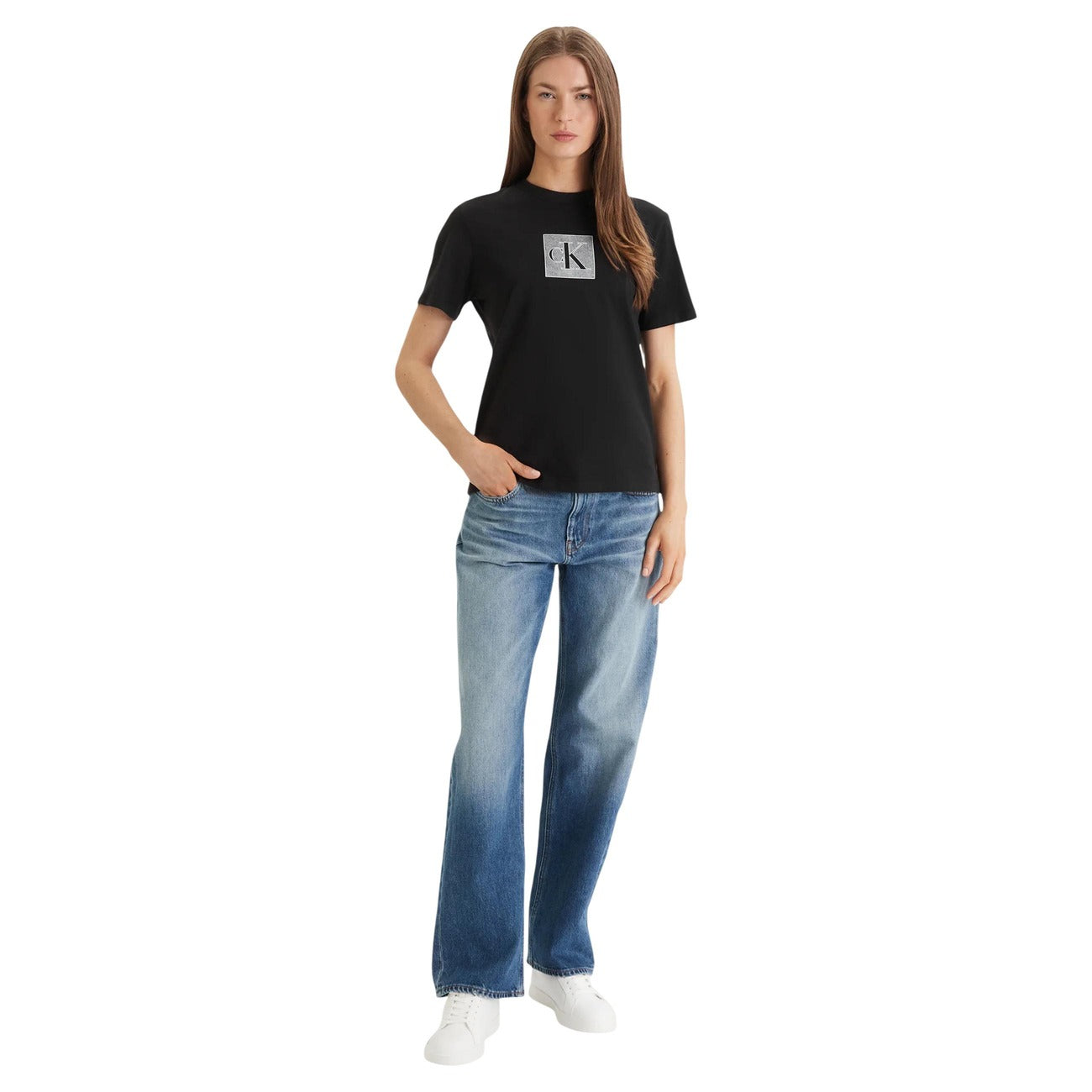 Calvin Klein Jeans T-shirt Donna Nero