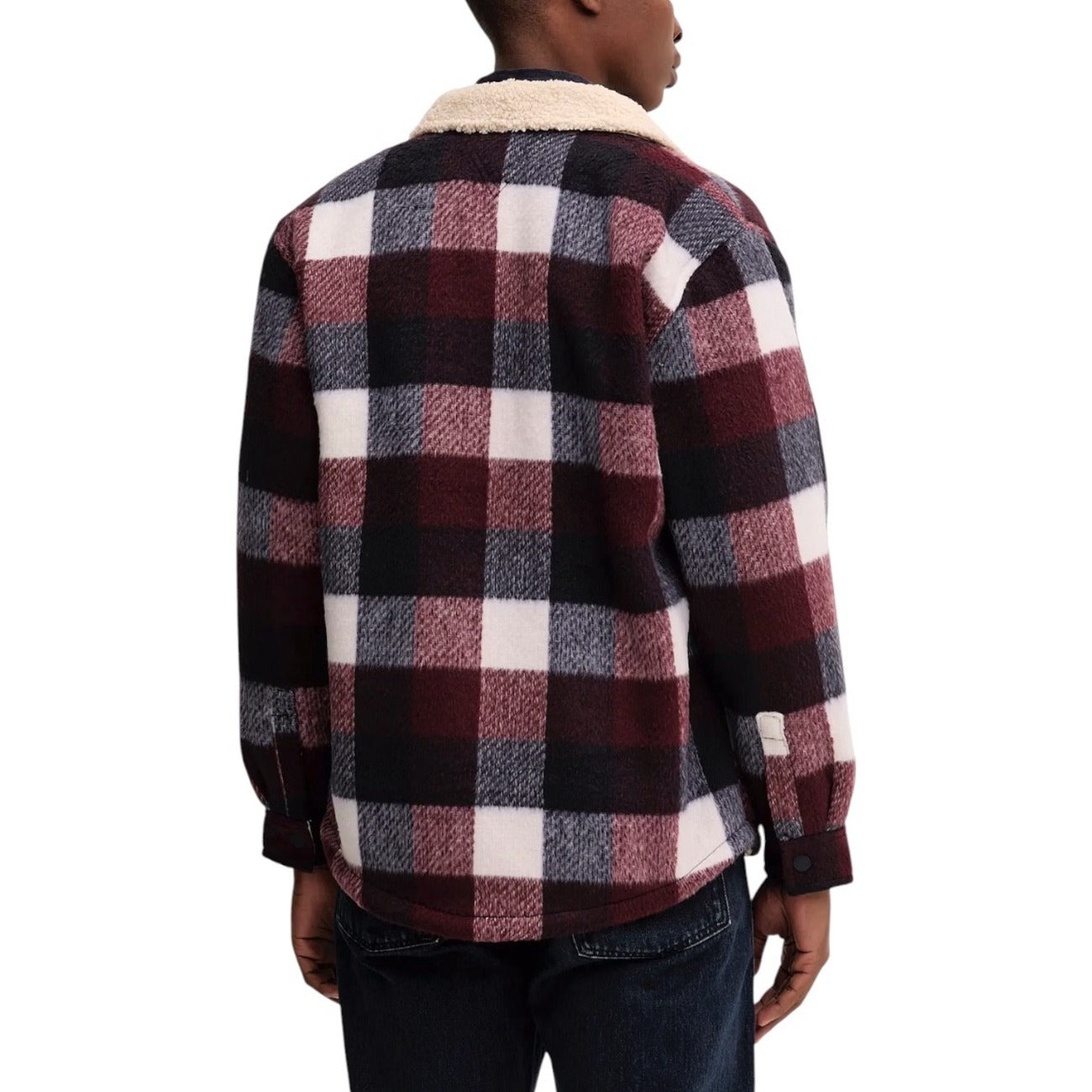 Giacca Uomo Tommy Hilfiger Jeans a Quadri Blu