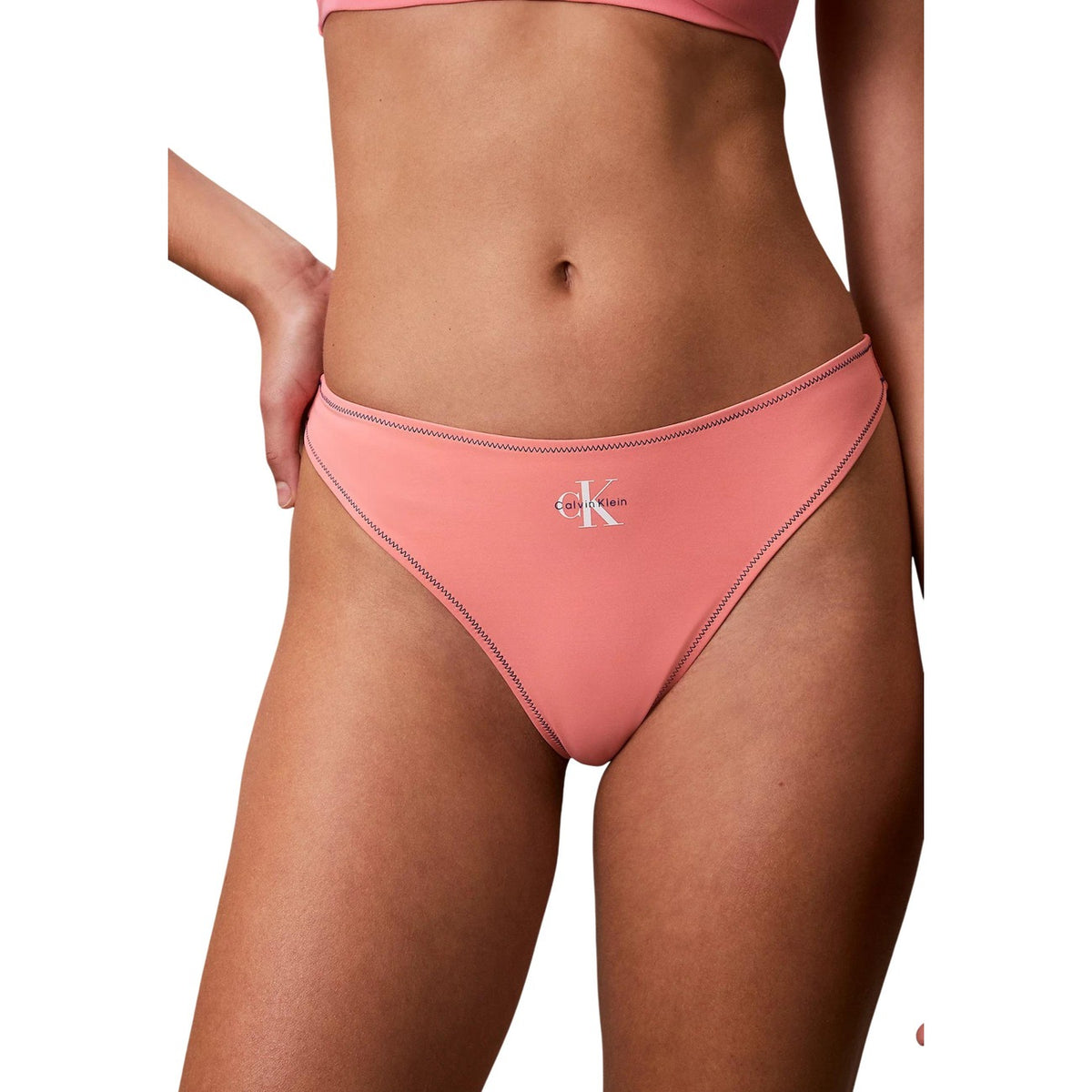 Calvin Klein Underwear Intimo in Cotone Donna Rosa THONG