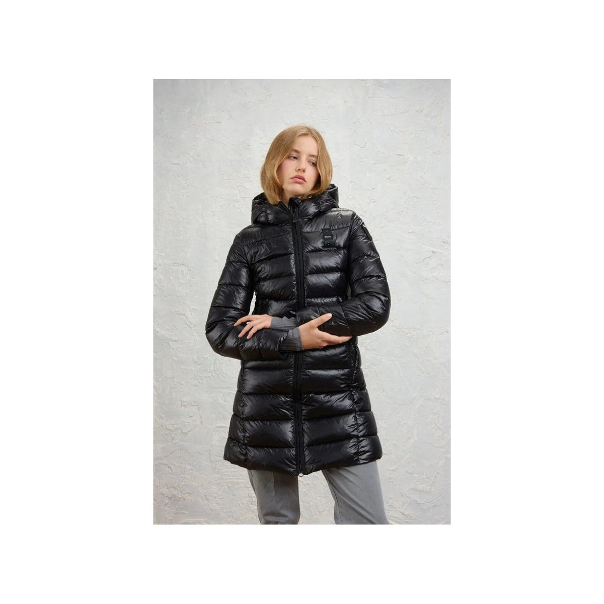 Blauer. Giacca in Poliammide Donna Nero ADELAIDE