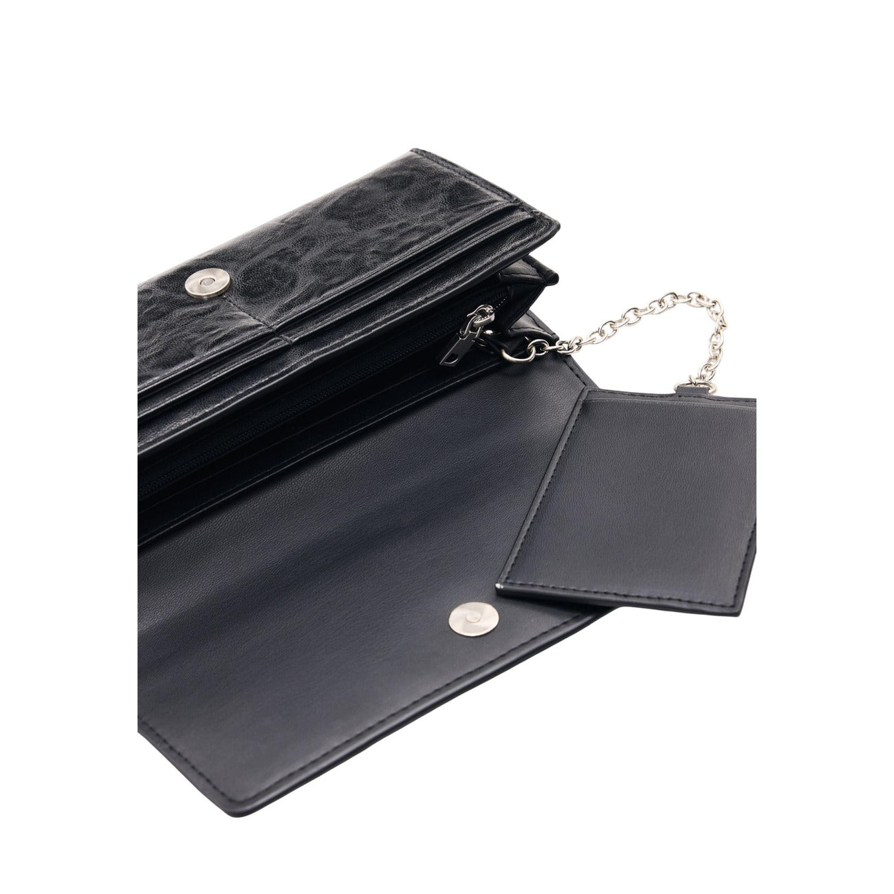 Desigual Portafoglio in Poliuretano Donna Nero MONE_SIROCO MARINA BLACK