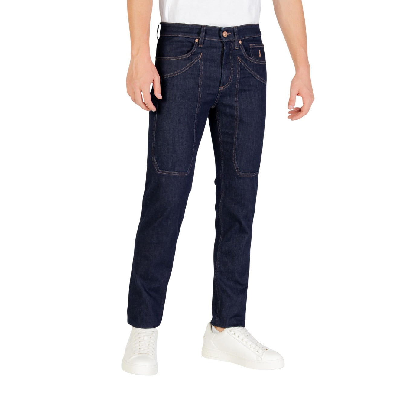 Jeans Uomo Jeckerson Blu - Collezione A/I - Chiusura Zip e Bottone