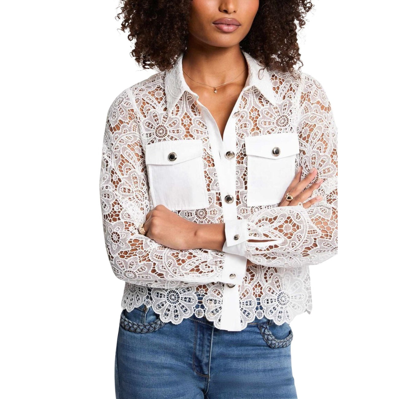 Morgan De Toi Camicia Donna Bianco