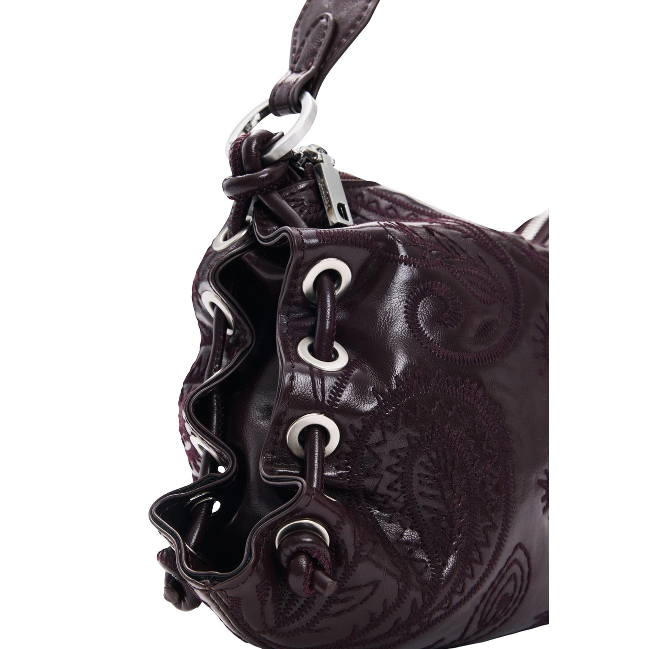 Desigual Borsa in Poliuretano Donna Bordeaux BAG_SIROCO XELA RED