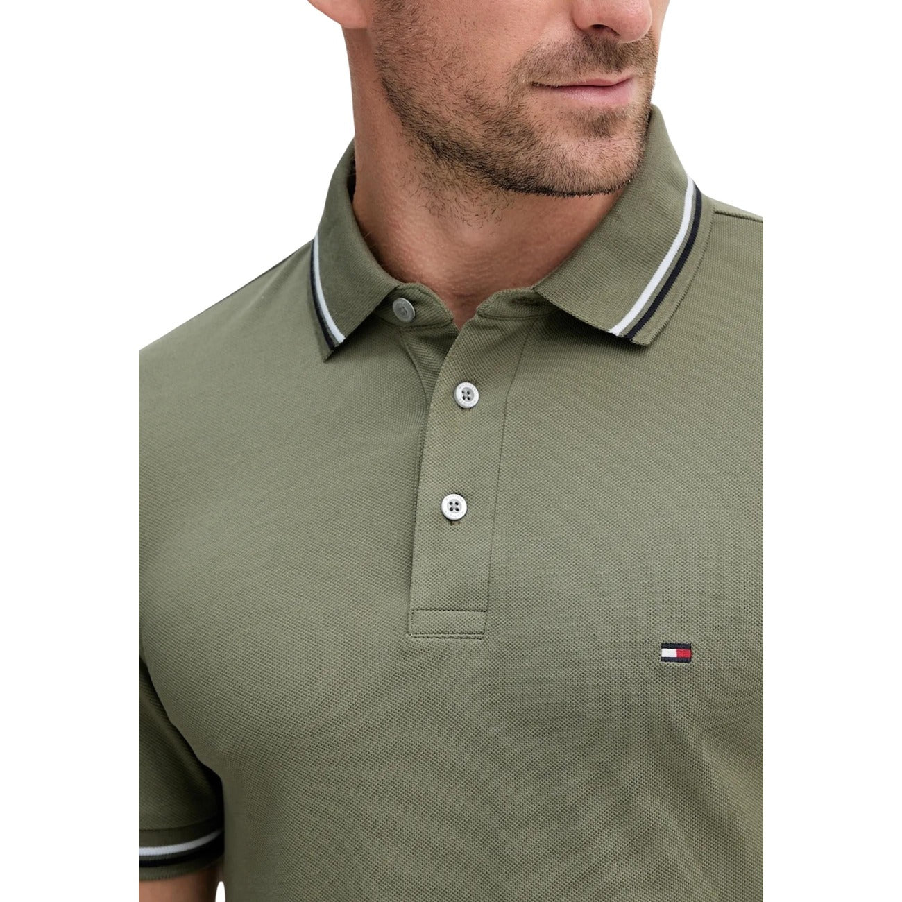 Tommy Hilfiger Polo Autunno/inverno Verde Uomo