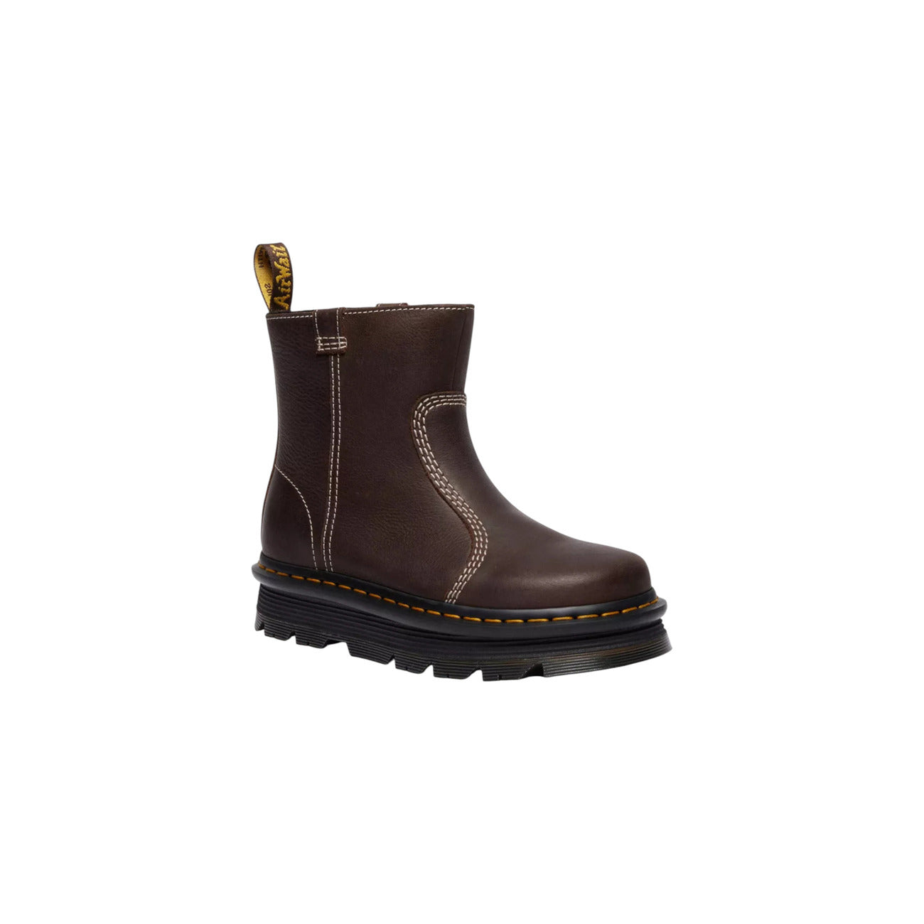 Stivali in Pelle Marroni Donna Dr. Martens
