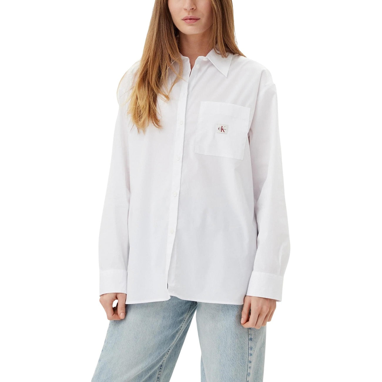 Calvin Klein Jeans Maniche Lunghe Autunno/inverno Rosa Donna