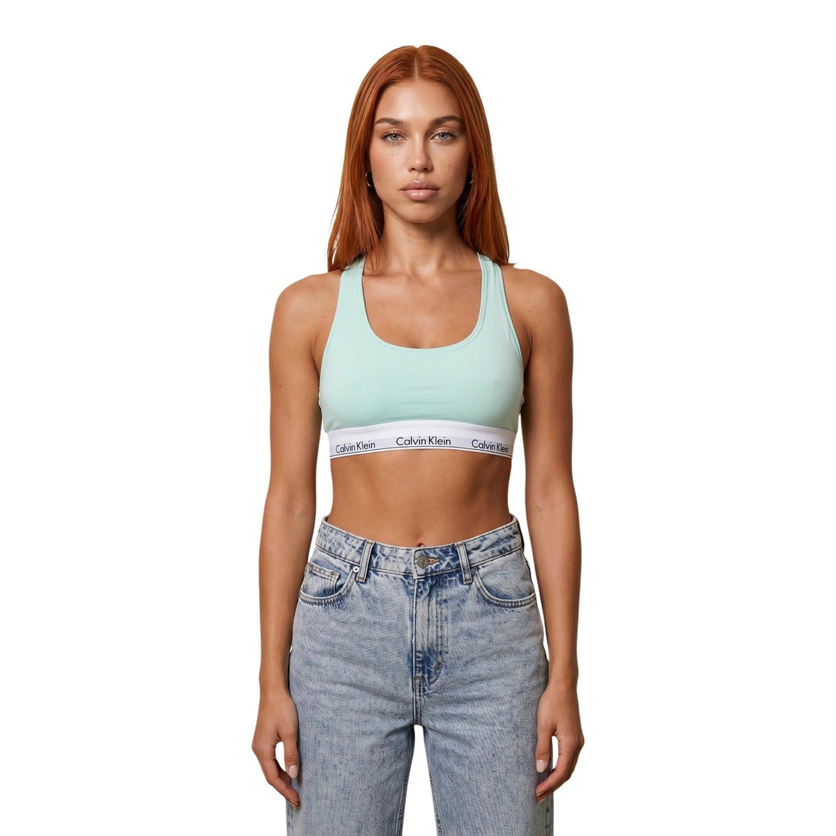 Calvin Klein Underwear Intimo in Cotone Donna Rosa UNLINED BRALETTE
