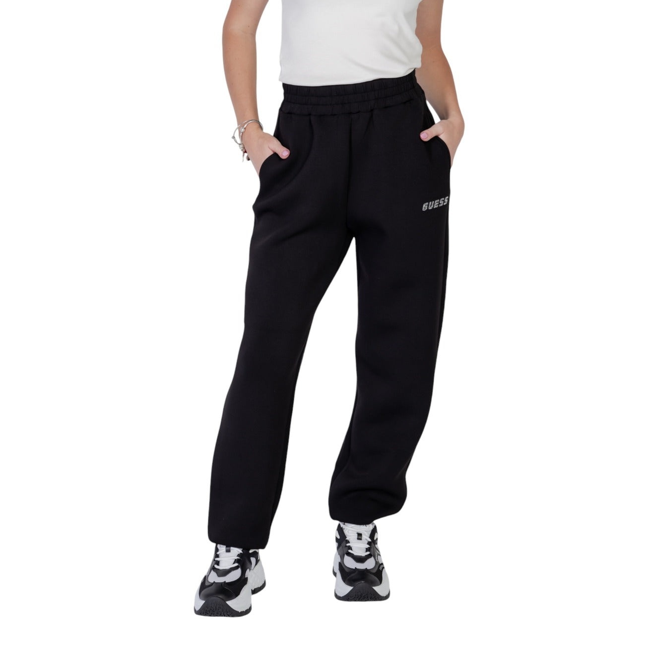 Guess Active Pantalone in Viscosa Donna Beige V4BB13 K7UW2