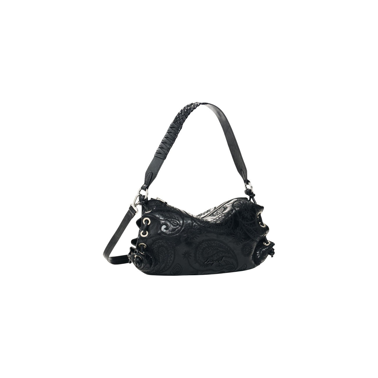 Desigual Borsa in Poliuretano Donna Nero BAG_SIROCO XELA BLACK