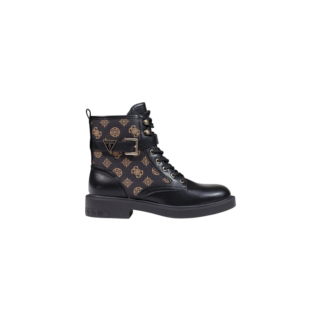 Guess Stivali in Poliuretano Donna Nero FELLINI