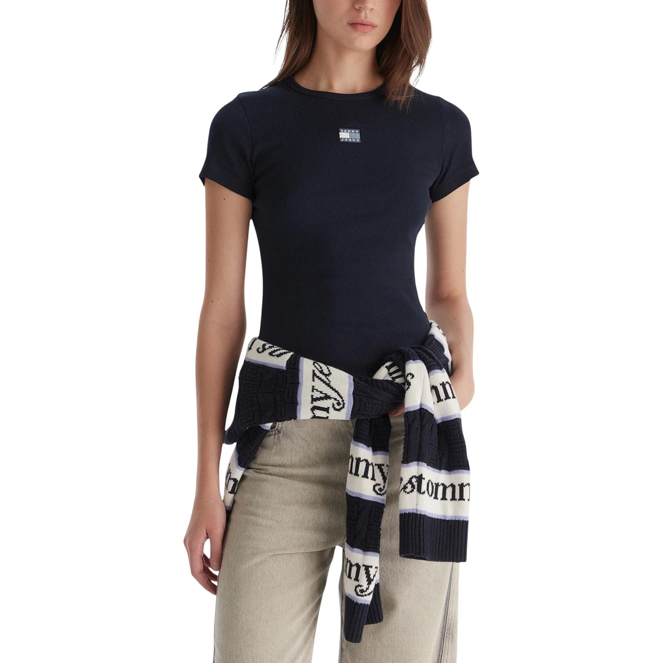 Tommy Hilfiger T T-shirt Donna Nero