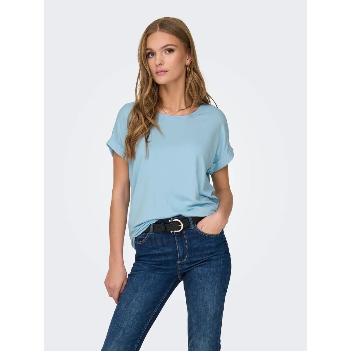 Only T-shirt in Viscosa Donna Bianco 15106662