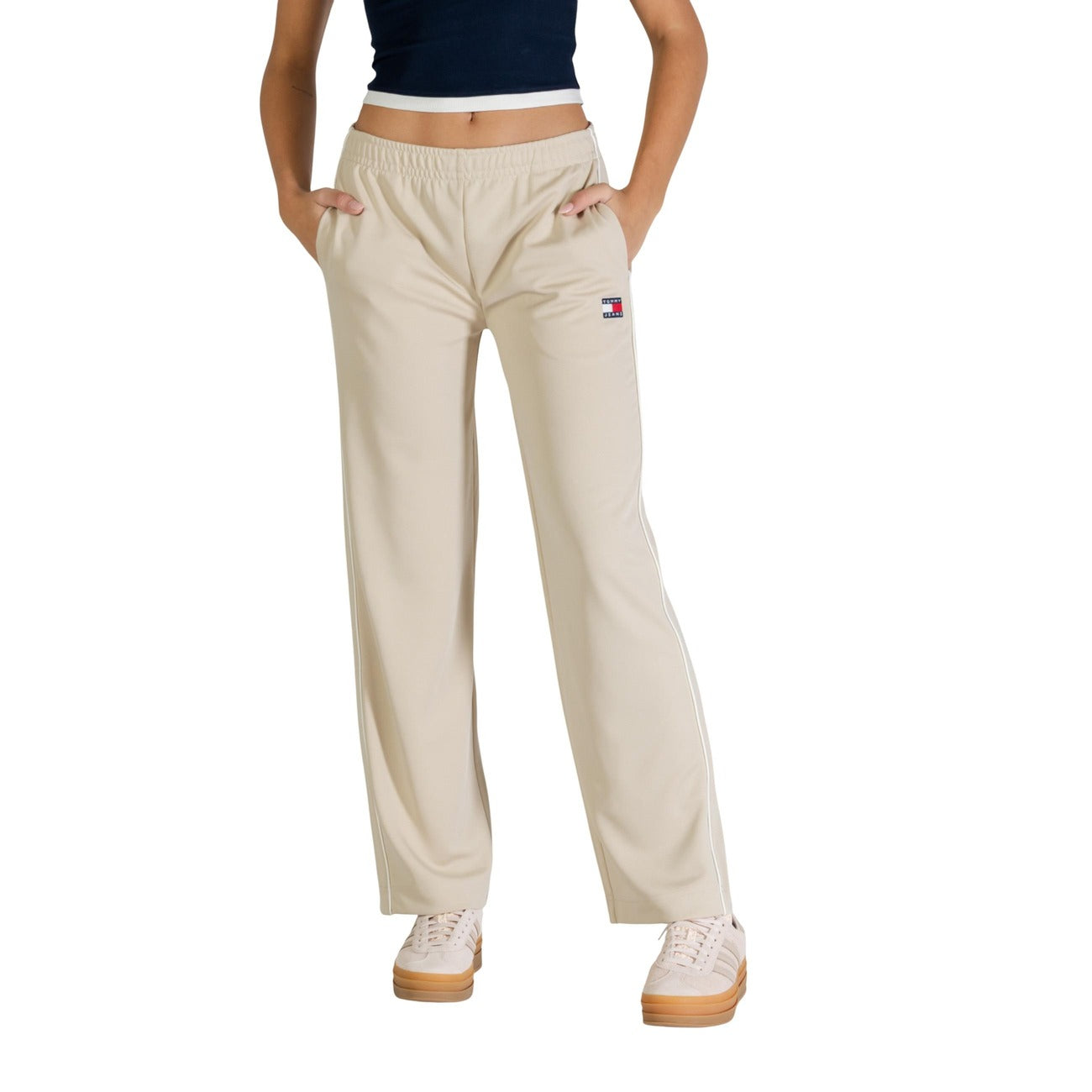 Tommy Hilfiger Jeans Pantalone Bordeaux Donna