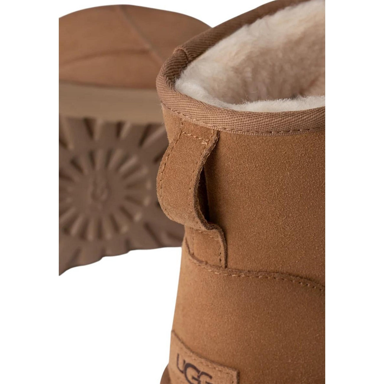 Stivali cammello donna in camoscio Ugg