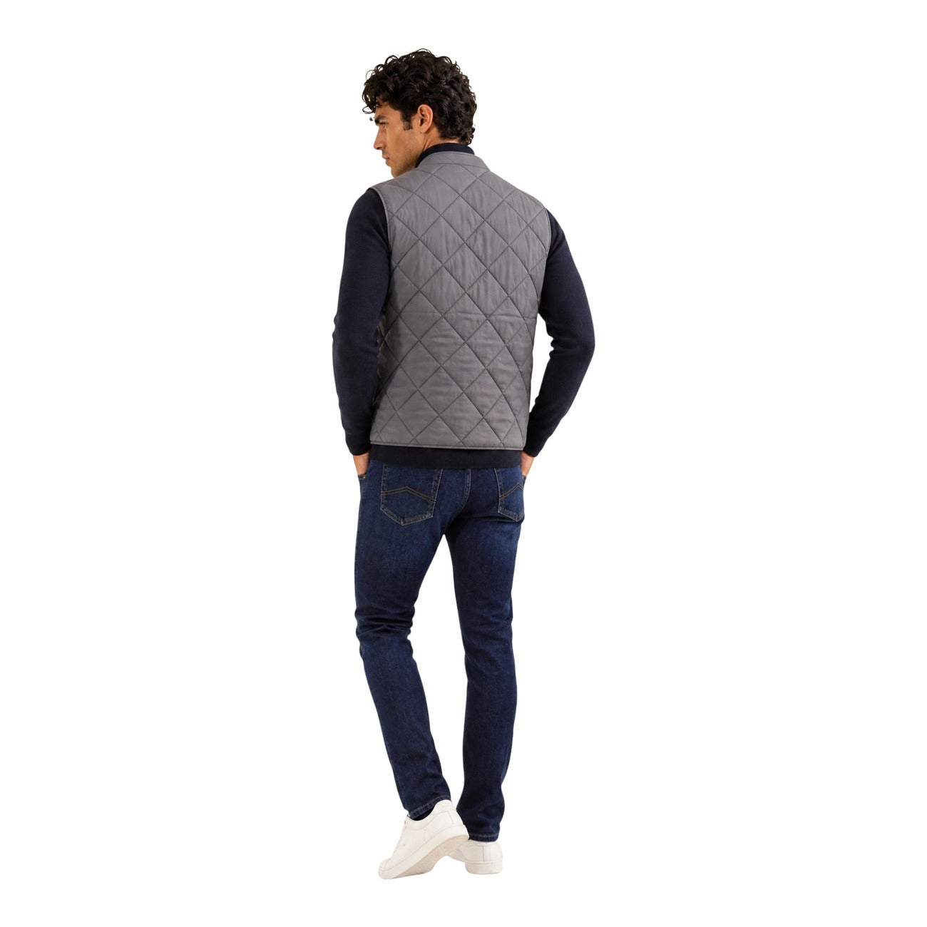 Replay Gilet in Poliestere Uomo Grigio POLY/NYLON RIPSTOP