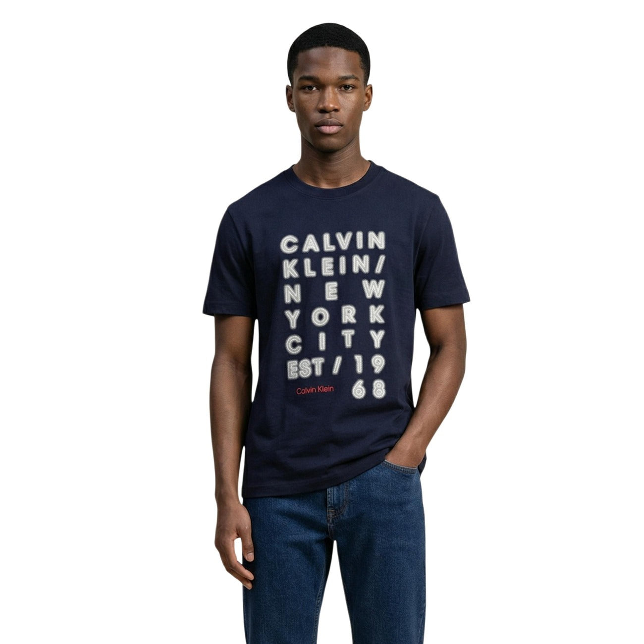 Calvin Klein Jeans T-shirt Uomo Beige