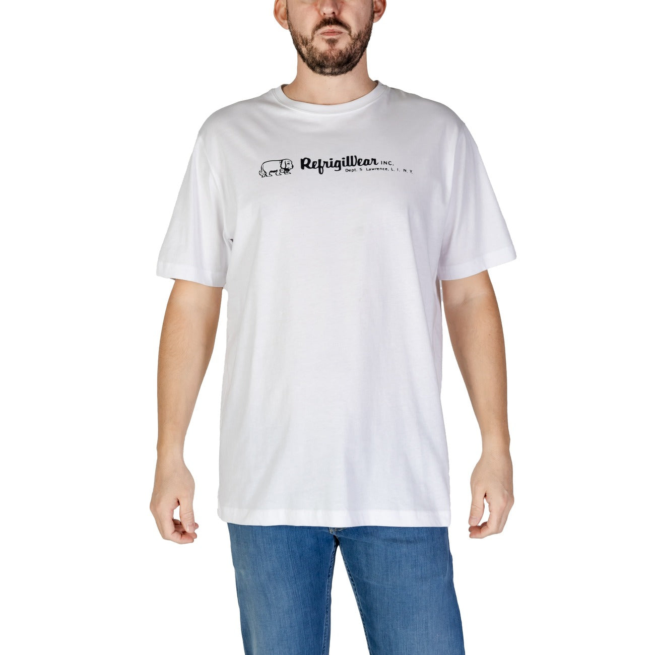 Refrigiwear T-shirt in Cotone Uomo Bianco