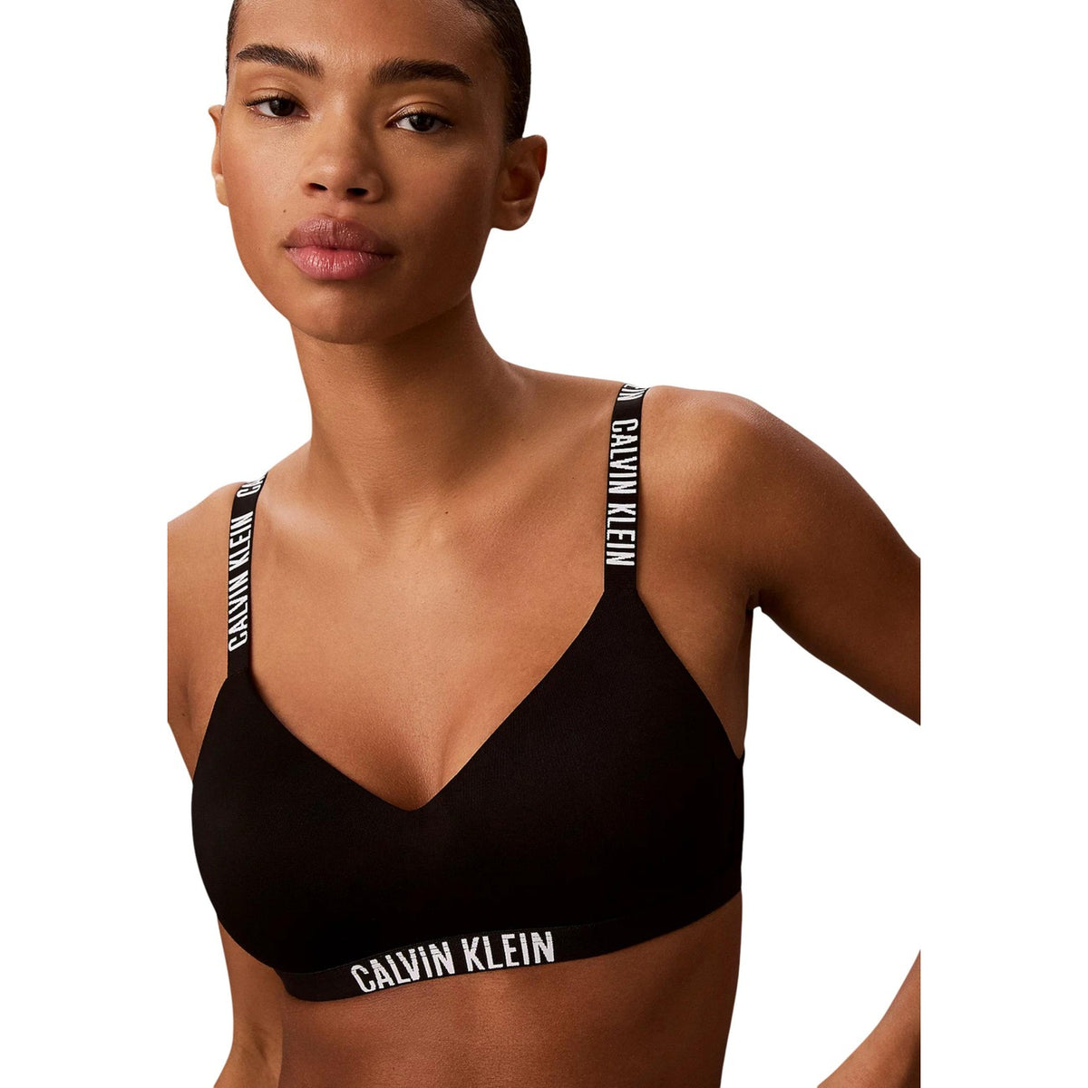 Calvin Klein Underwear Intimo in Cotone Donna Azzurro LGHTLY LINED BRALETTE